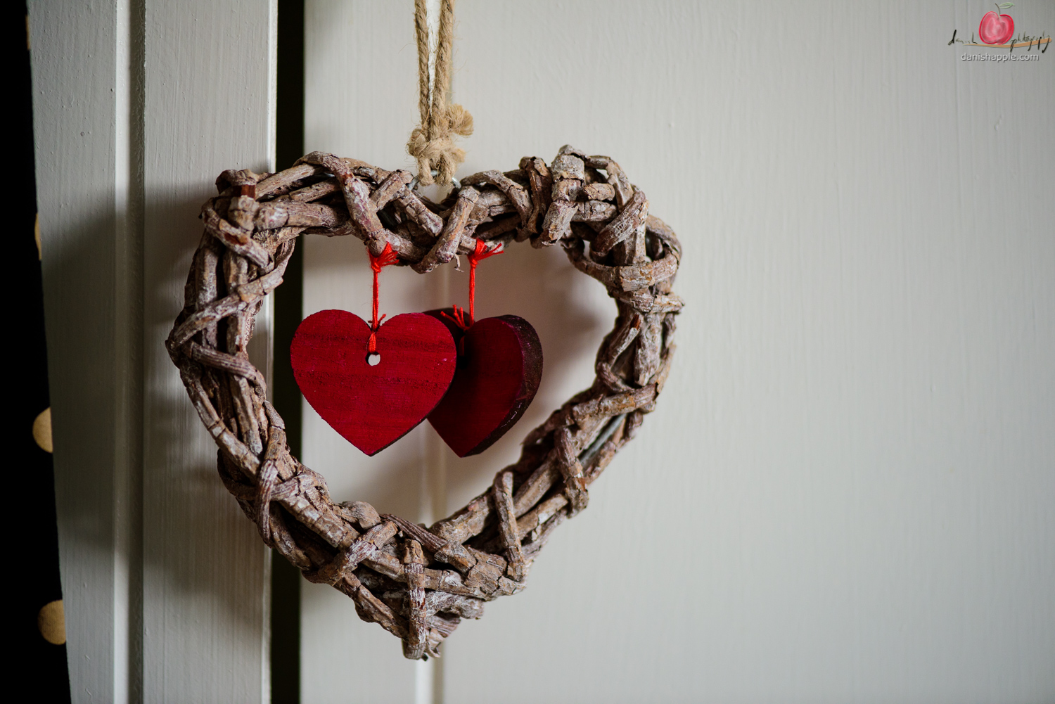 Love heart decoration shot with Nikon D810